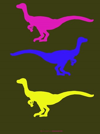 Framed Dinosaur Family 13 Print