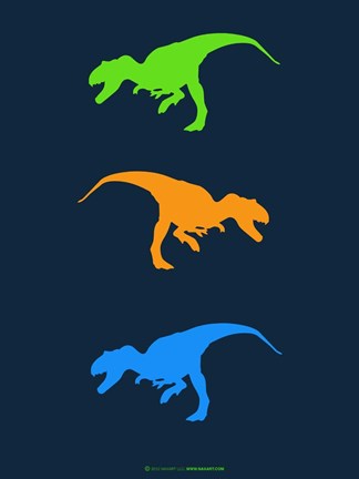 Framed Dinosaur Family 14 Print