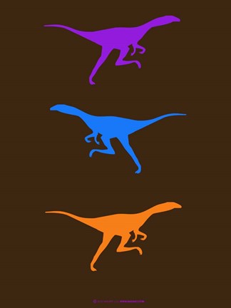 Framed Dinosaur Family 17 Print