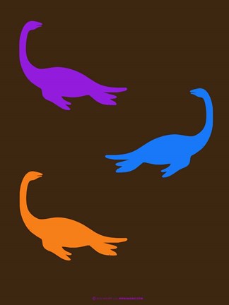 Framed Dinosaur Family 21 Print