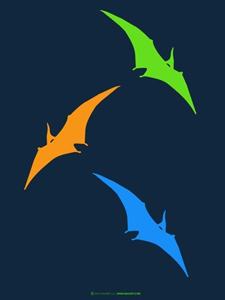 Framed Dinosaur Family 27 Print