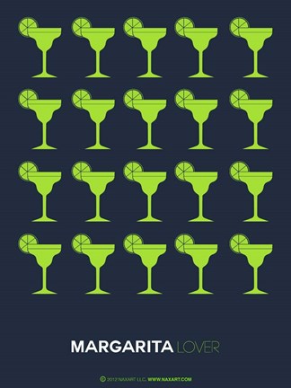 Framed Yellow Margaritas Print