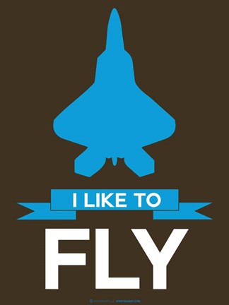 Framed I Like to Fly 2 Print