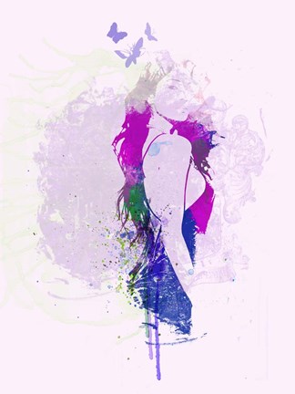 Framed Hazy Purple Dream Print