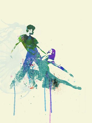 Framed Tango Couple Print