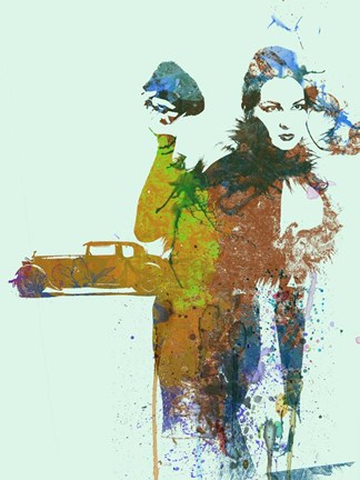 Framed Bugatti Girl Print