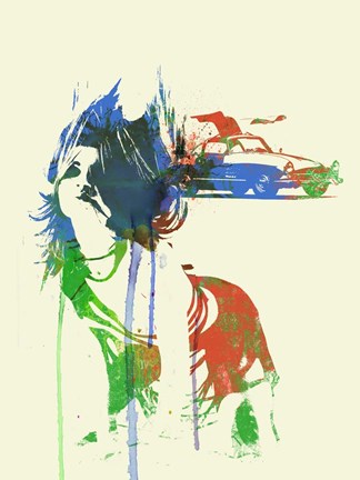 Framed Mercedes Girl Print