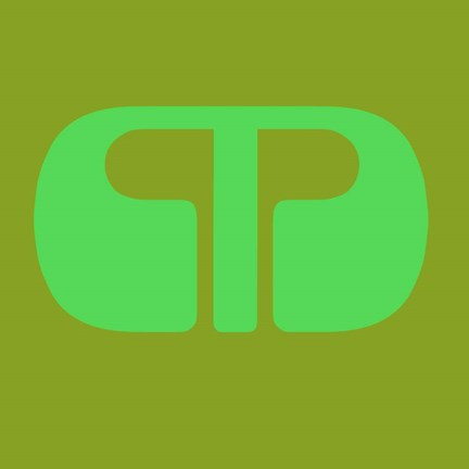 Framed Letter M Green Print