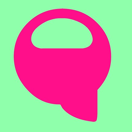 Framed Letter Q Pink Print