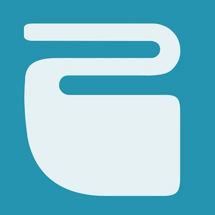 Framed Letter Z White Print