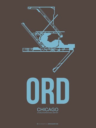 Framed ORD Chicago 2 Print