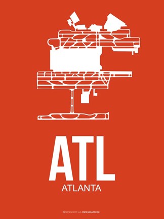 Framed ATL Atlanta 3 Print