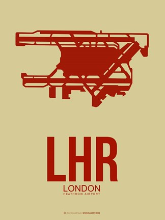 Framed LHR London 1 Print