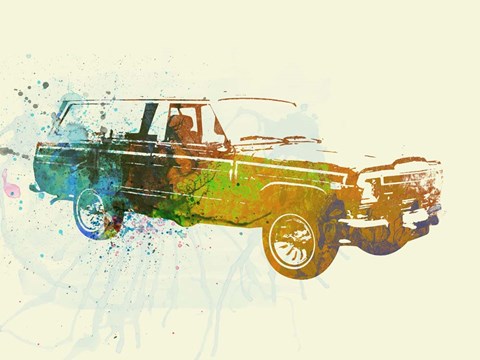 Framed Jeep Wagoneer Print