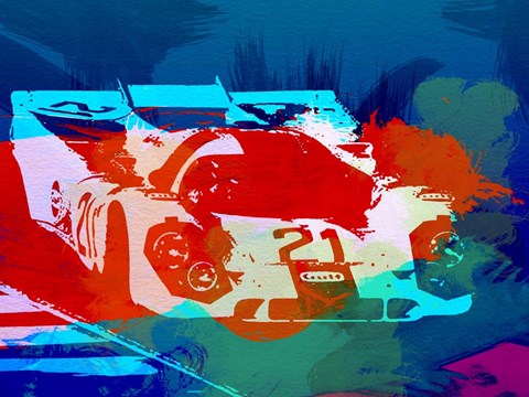 Framed Porsche 917 Racing 1 Print