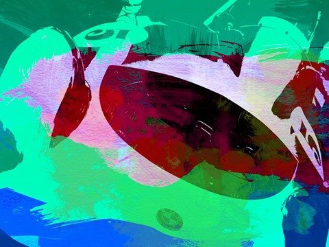 Framed BMW Racing Detail Print