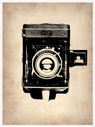Framed Vintage Camera 1 Print
