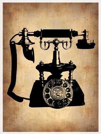 Framed Vintage Phone 3 Print