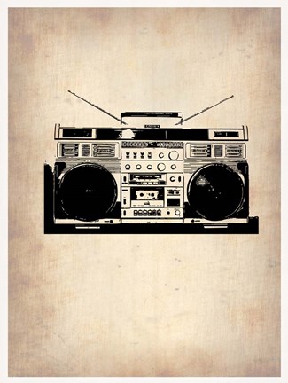 Framed Vintage Radio 1 Print