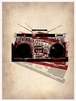 Framed Vintage Radio 2 Print