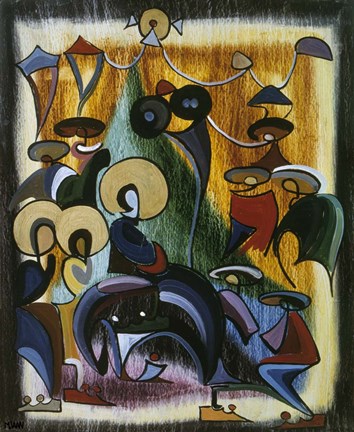 Framed Modern Entry Print