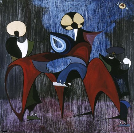 Framed Silent Entry Print