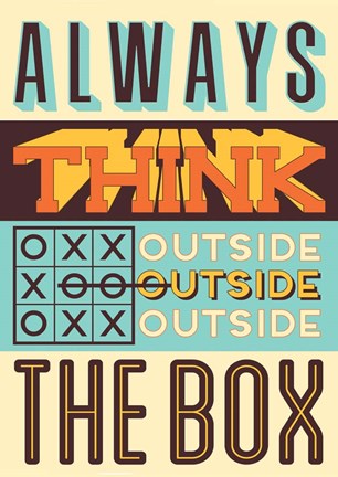 Framed Outside The Box Print