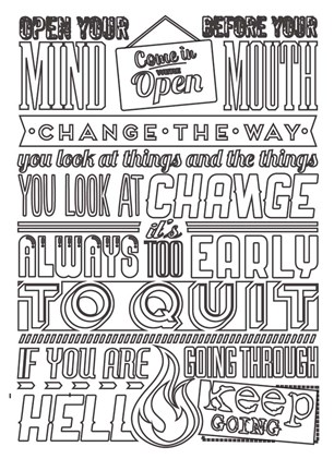 Framed Change Set Black Print