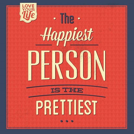 Framed Happy Person Print