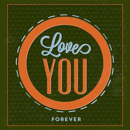 Framed Love You Forever 1 Print