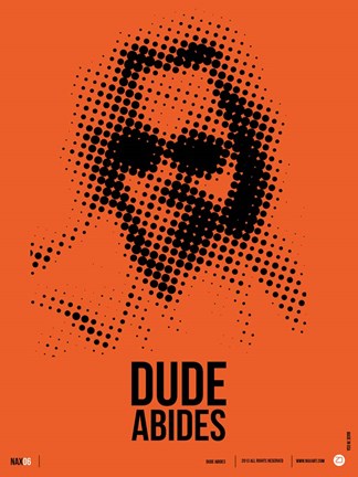 Framed Dude Big Lebowski Print