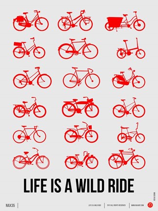 Framed Life is a Wild Ride 2 Print