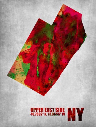 Framed Upper East Side New York Print