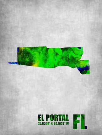 Framed El Portal Florida Print