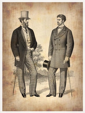 Framed Vintage Victorian Man 1 Print