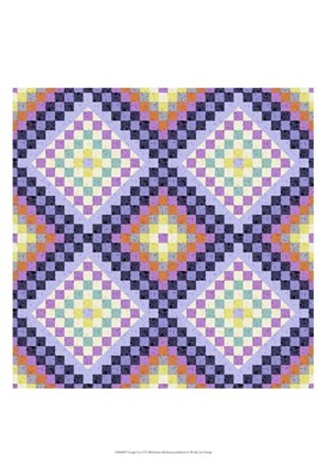 Framed Vintage Geo I Print