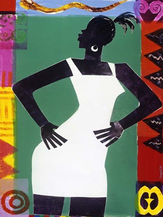 Framed St. Sapphire Print