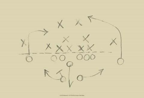 Framed Playbook II Print