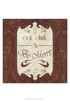 Framed Inspired Wine VI Print