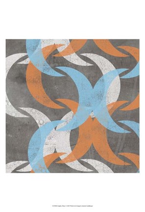 Framed Graphic Wave I Print