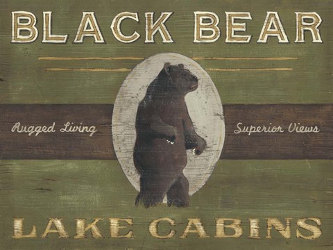 Framed Lodge Sign V Print