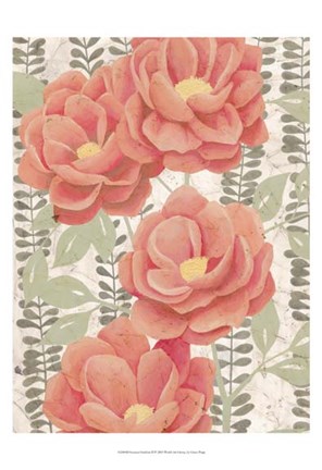 Framed Summer Gardens II Print