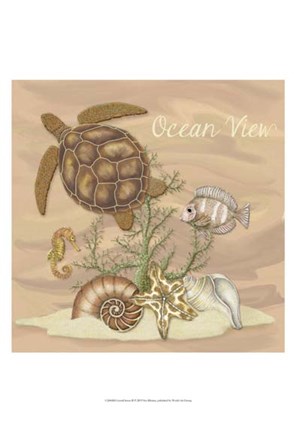 Framed Coastal Scene II Print