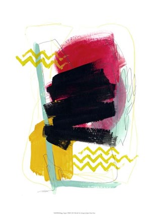 Framed Fringe Aspect VIII Print