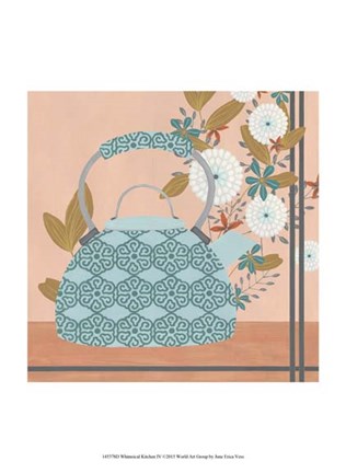 Framed Whimsical Kitchen IV Print