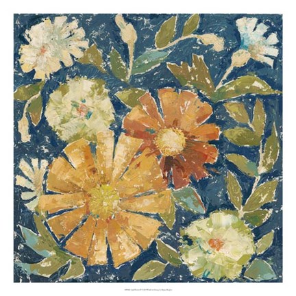 Framed April Flowers II Print