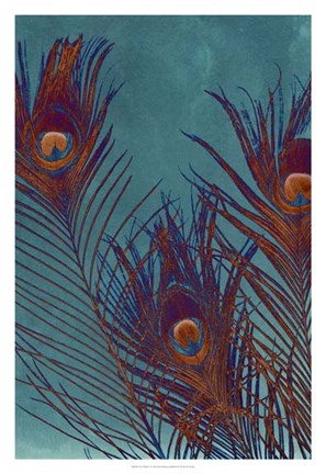 Framed Luxe Plumes I Print