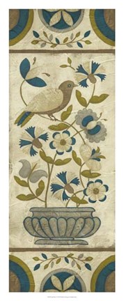 Framed Calais Rose I Print