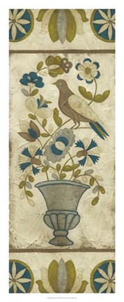 Framed Calais Rose II Print