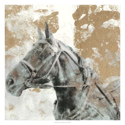 Framed Driving Horses I Print
